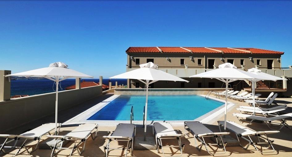 Porto Plaza Hotel Agios Ioannis Kaspaka ภายนอก รูปภาพ