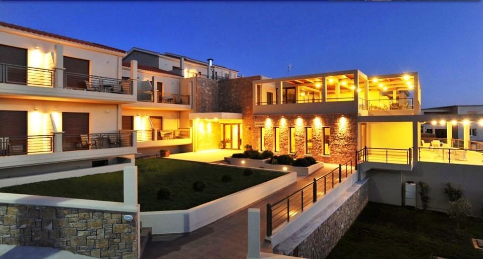 Porto Plaza Hotel Agios Ioannis Kaspaka ภายนอก รูปภาพ